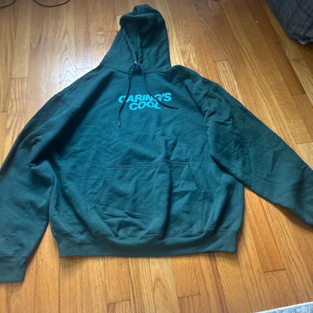 LONELY GHOST Green Sweatshirt Hoodie Casual Style